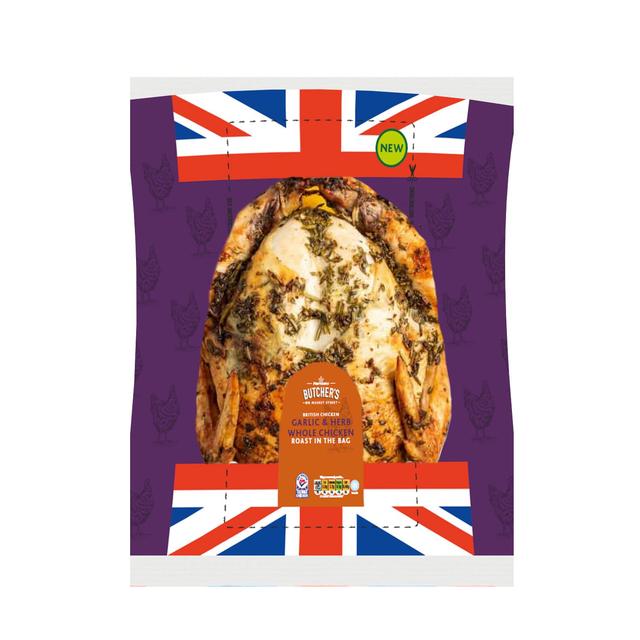 Morrisons Roast In The Bag Garlic & Herb Whole Chicken 1.6kg