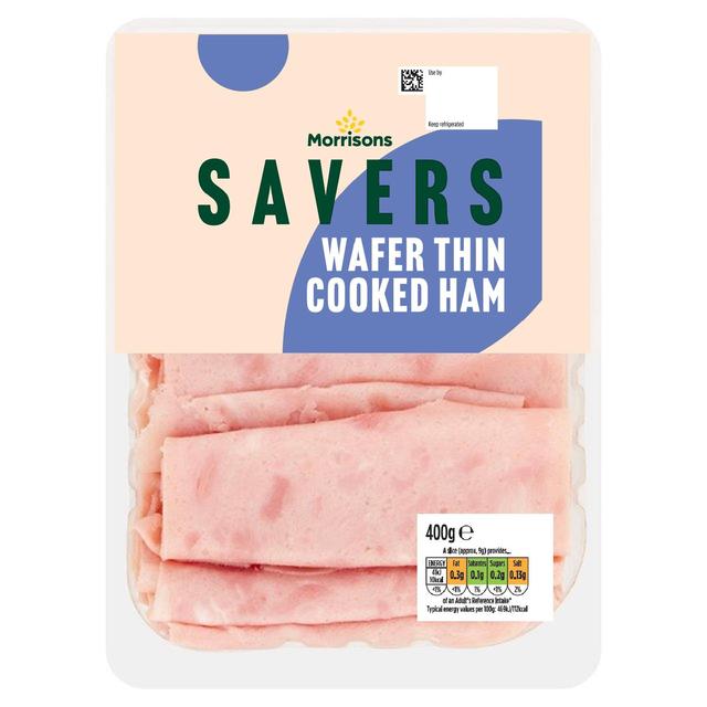 Morrisons Savers Wafer Thin Cooked Ham 400g