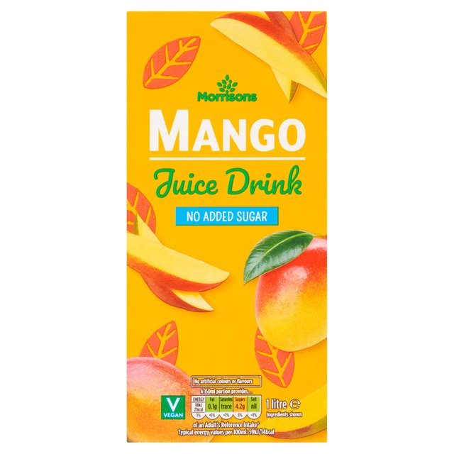 Morrisons No Added Sugar Mango Juice Drink  1L