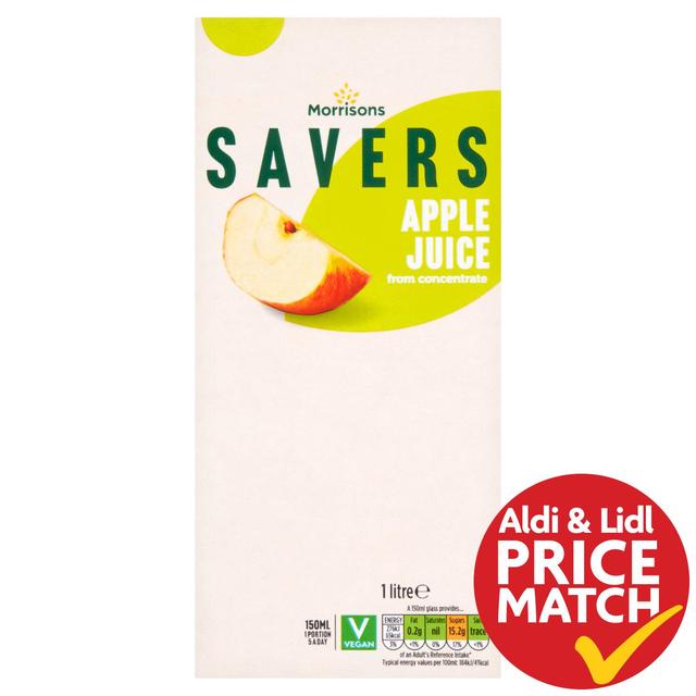 Morrisons Savers Apple Juice from Concentrate  1L