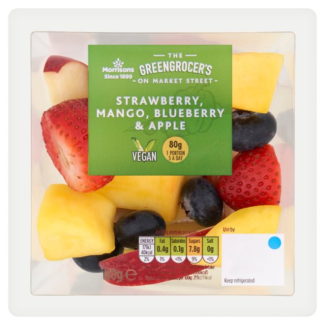 Morrisons Strawberry, Mango, Blueberry & Apple  180g