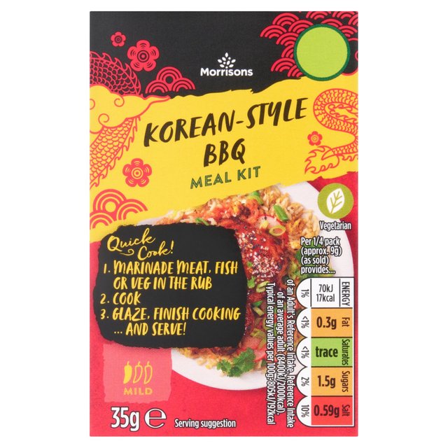 Morrisons Korean BBQ Meal Kit  35g