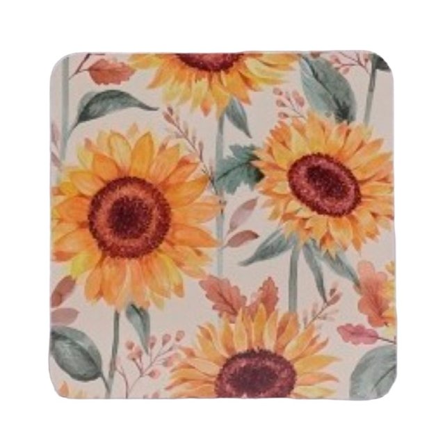 Nutmeg Home Sunflower Coasters 4 per pack