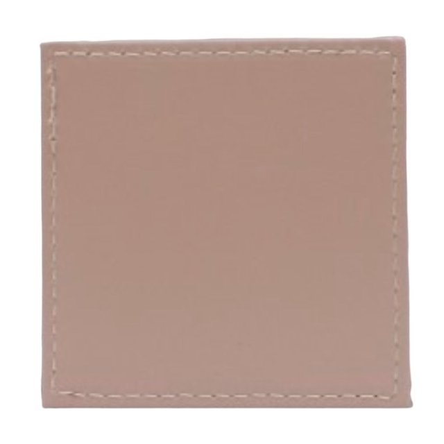 Nutmeg Home Two Tone Faux Leather Coasters 4 per pack