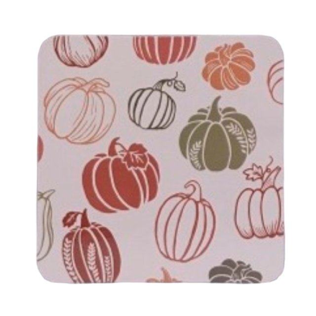 Nutmeg Home Pumpkin Coasters 4 per pack