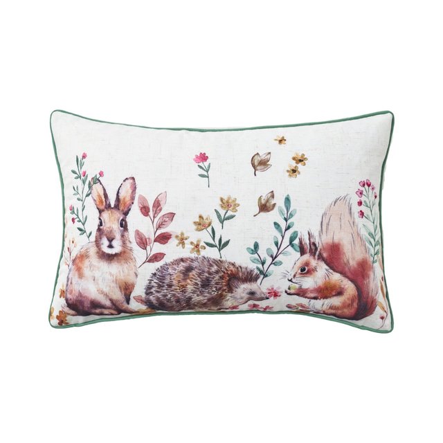 Nutmeg Home Woodland Animal Cushion 