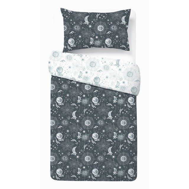 Nutmeg Home Easy Care Celestial Duvet Set Single 