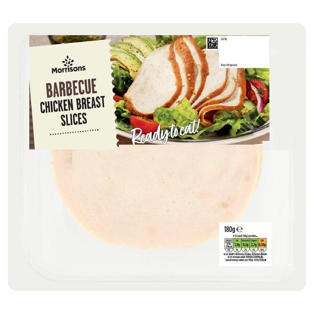 Morrisons Ready To Eat BBQ Chicken Slices  180g