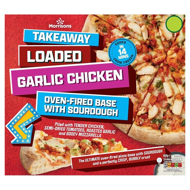 Morrisons Takeaway Classic Crust Garlic Chicken  460g