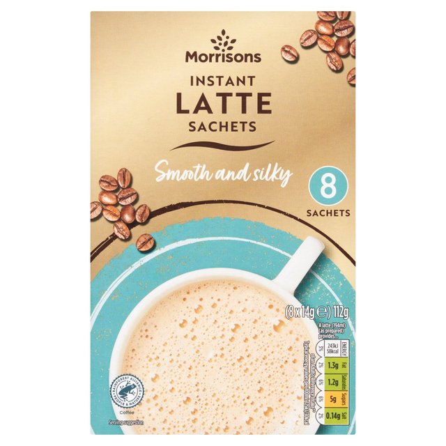 Morrisons Classic Instant Latte Sachets  8 x 14g