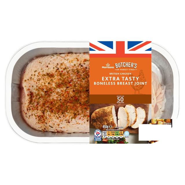 Morrisons Extra Tasty Boneless Chicken Breast Joint  450g