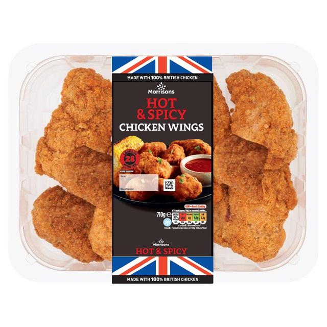 Morrisons Hot & Spicy Chicken Wings  710g