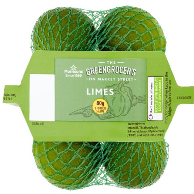 Morrisons Limes + 25% Extra Free 4 per pack