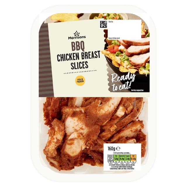 Morrisons BBQ Chicken Breast Slices  160g