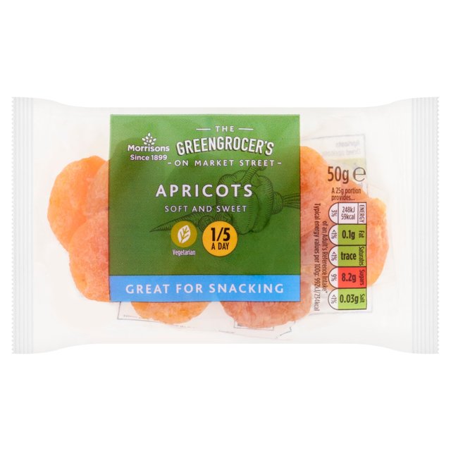 Morrisons Dried Apricots  50g