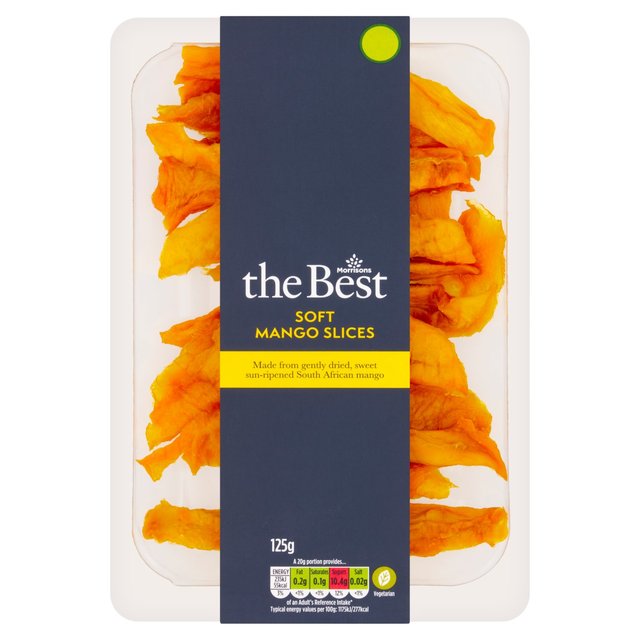 Morrisons The Best Soft Dried Mango Slices  125g