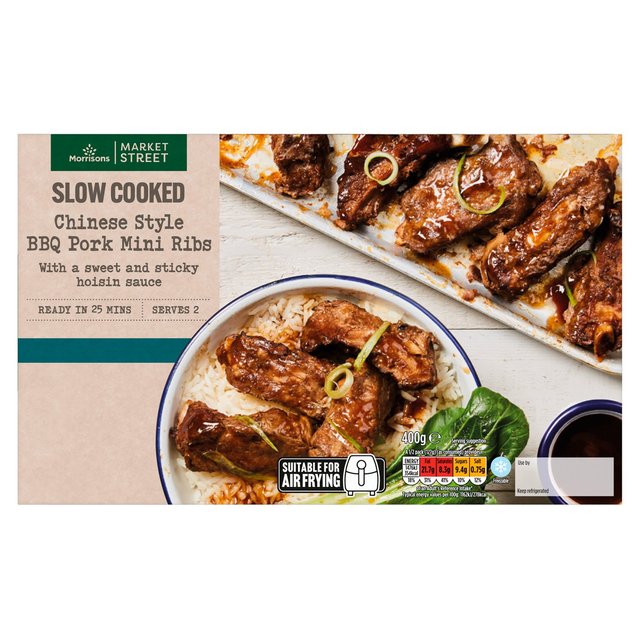 Morrisons Slow Cooked Chinese Style BBQ Pork Mini Ribs  400g