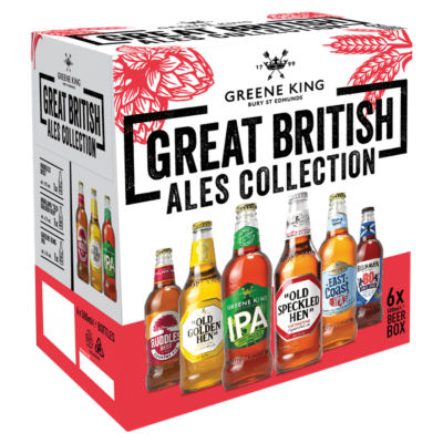 Greene King Great British Ales Collection Beer Box 6 x 500ml