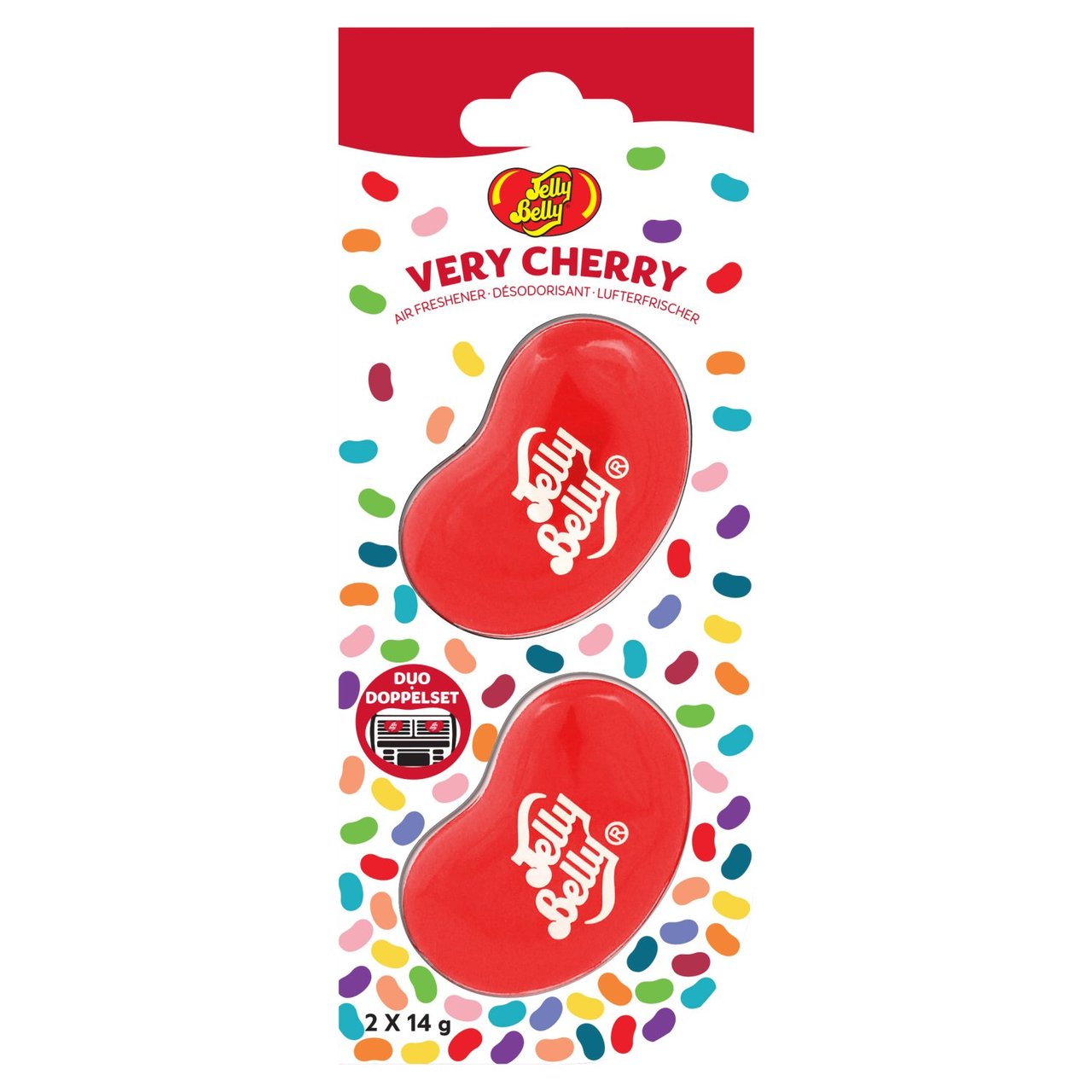 Jelly Belly Very Cherry Duo Vent Air Freshener 