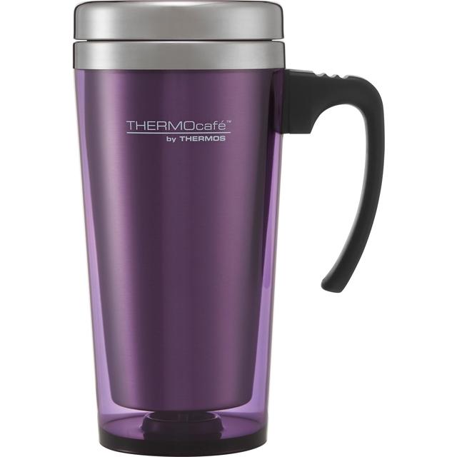 Thermos Thermocafe Purple Translucent Travel Mug 420Ml 