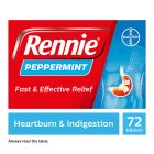 Rennie Peppermint Heartburn & Indigestion Relief Tablets