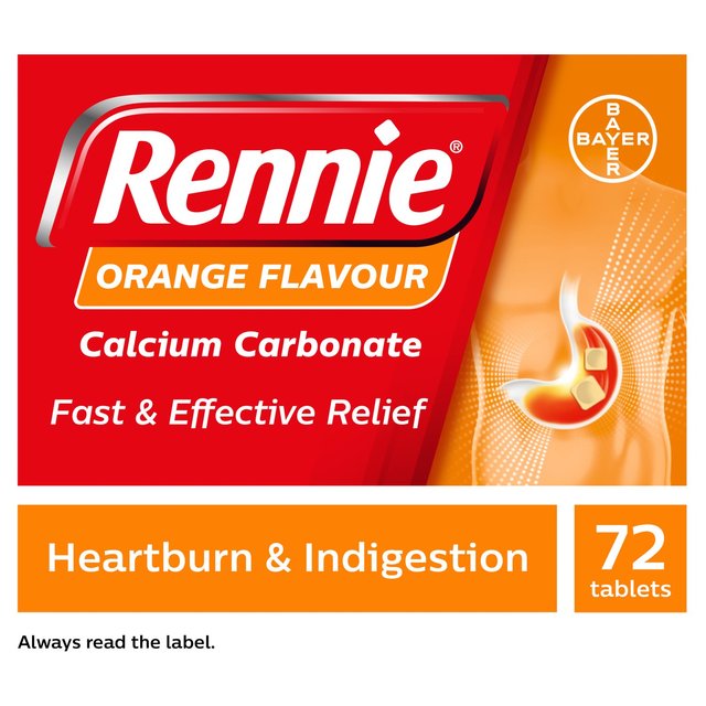 Rennie Orange Chewable Tablets