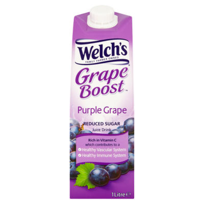 Welch's Grape Boost Purple Grape Light Juice Drink 1L