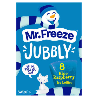 Mr Freeze Jubbly Blue Raspberry Ice Lollies