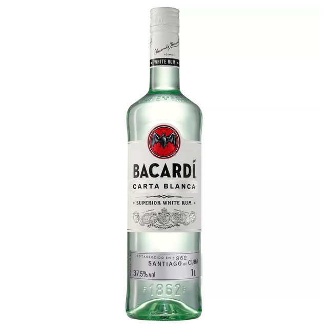 Bacardi Carta Blanca Superior White Rum 1L