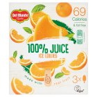 Del Monte 100% Orange Lollies 3x75ml