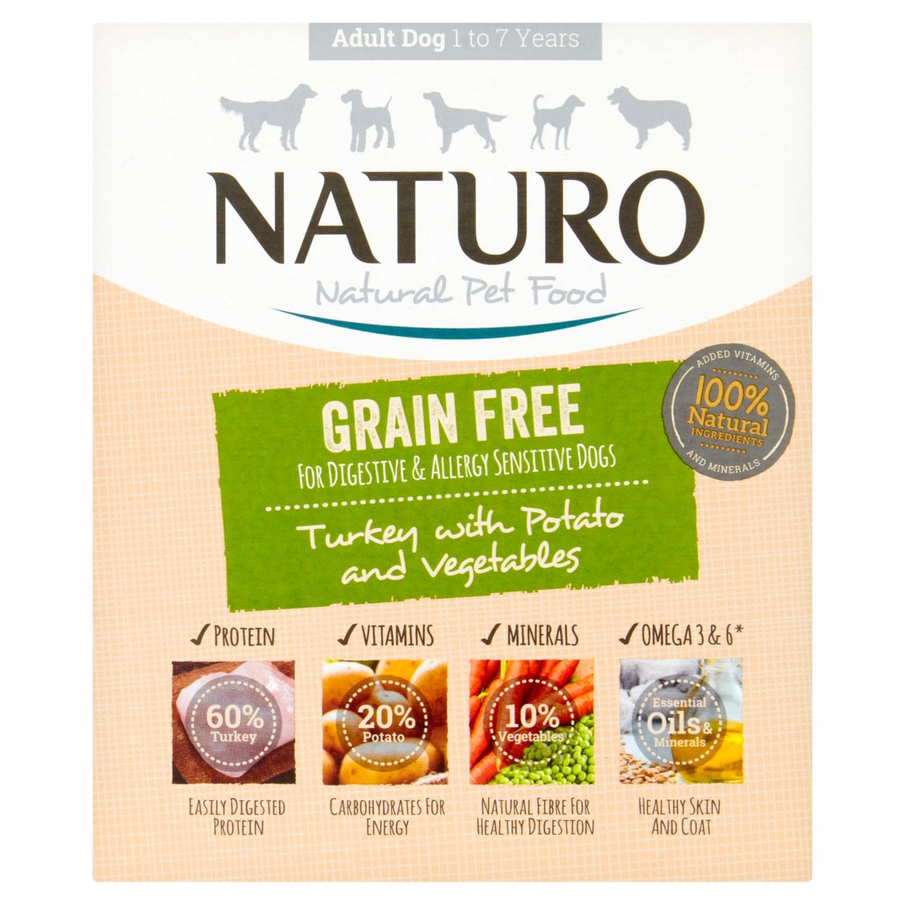 Naturo Grain Free Turkey with Potato & Vegetables