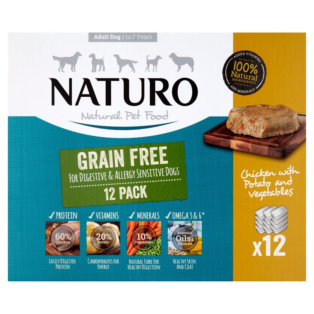 Naturo Grain Free Adult Dog Chicken and Potato