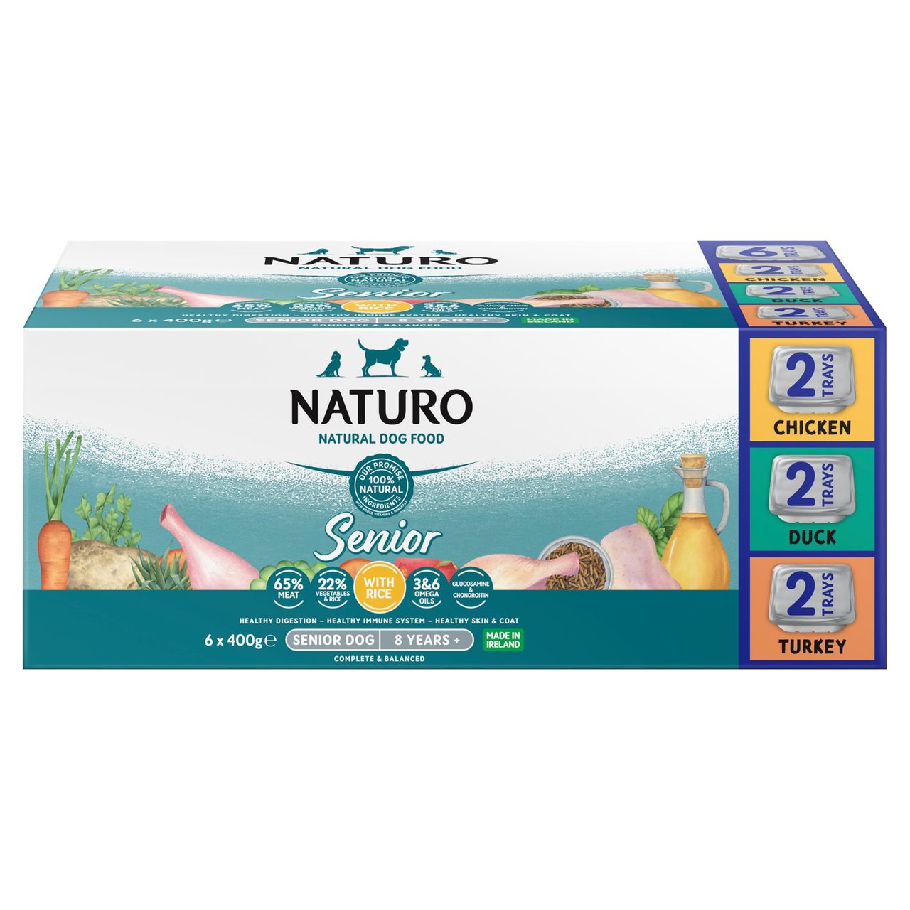 Naturo Senior Variety Pack with Rice