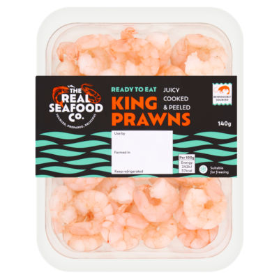 The Real Seafood Co. King Prawns 140g