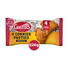 Ginsters 4 Original Cornish Pasty 520g