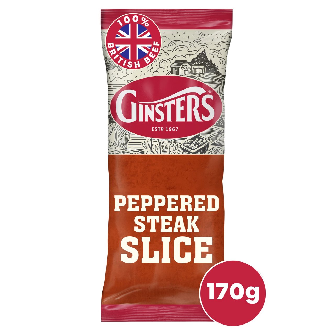 Ginsters Pepper Steak Slice