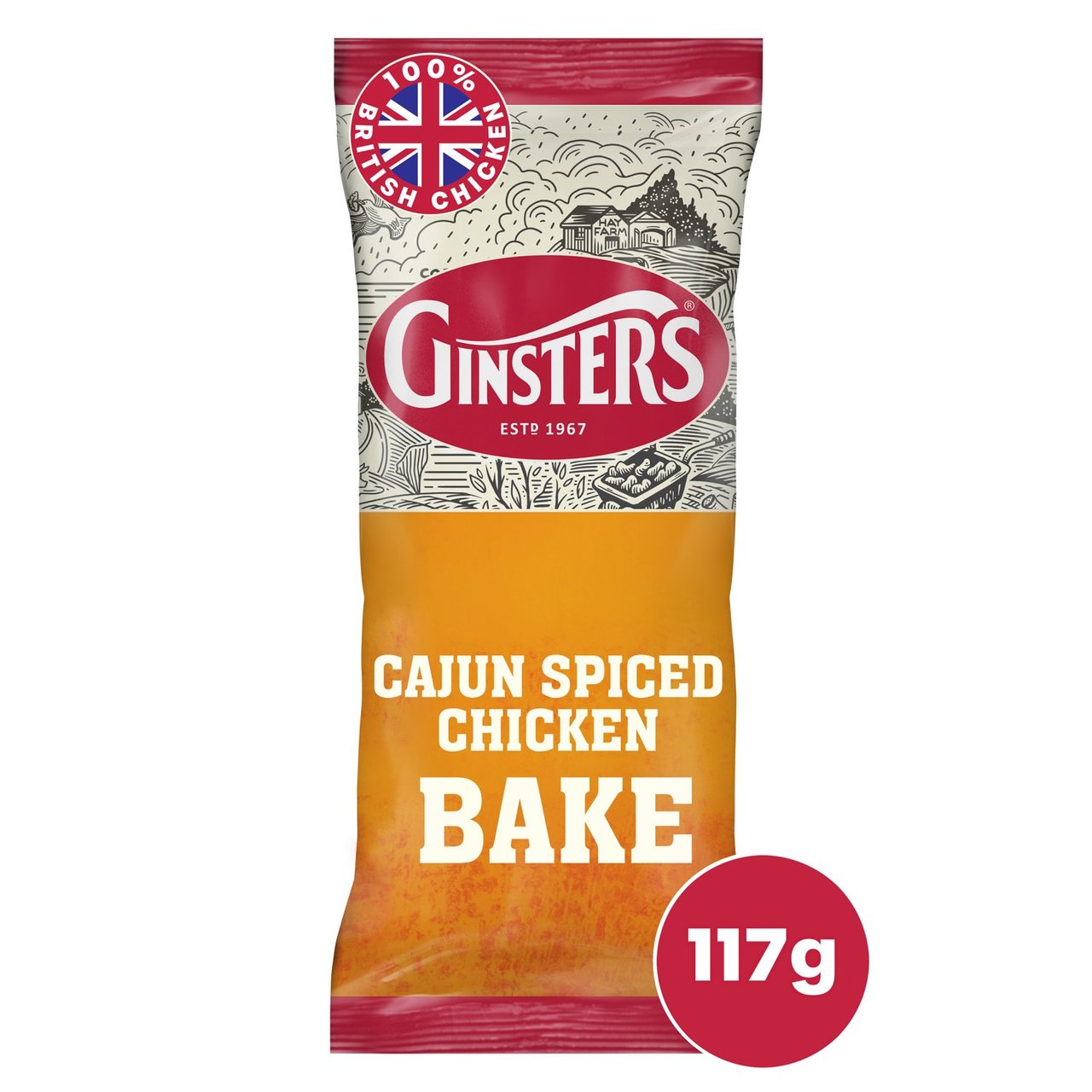 Ginsters Cajun Spiced Chicken Bake