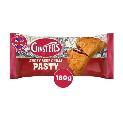 Ginsters Smoky Beef Chilli Pasty 180g