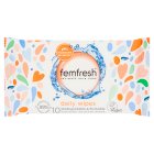 Femfresh Intimate Wipes, Pocket Size x10