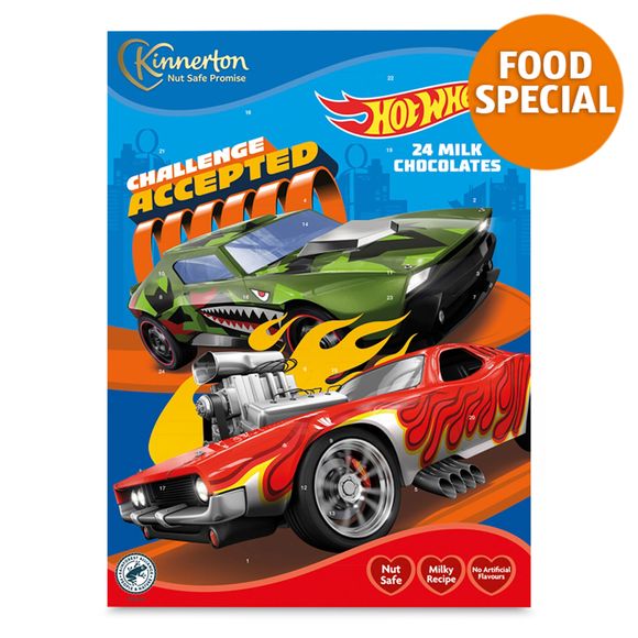 Kinnerton Hot Wheels 24 Milk Chocolates 40g