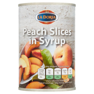 La Doria Peach Slices in Syrup