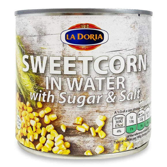 La Doria Sweetcorn In Water With Sugar & Salt (260g Drained) 326g