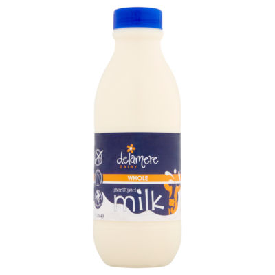 Delamere Dairy Sterilised Whole Milk 1L