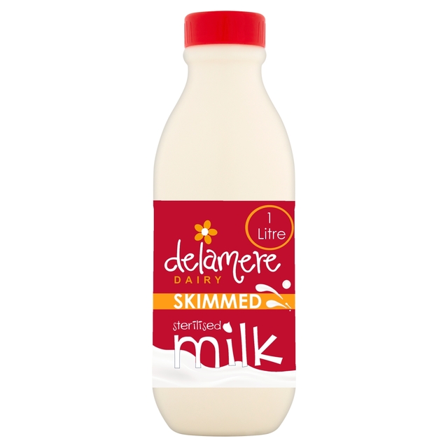 Delamere Dairy Sterilised Skimmed Milk 1L