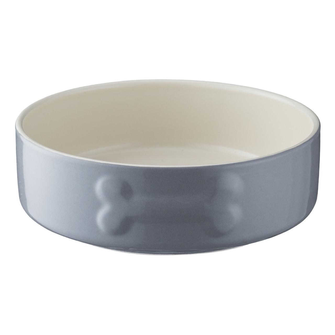 Mason Cash Colour Mix Grey Dog Bowl 15cm