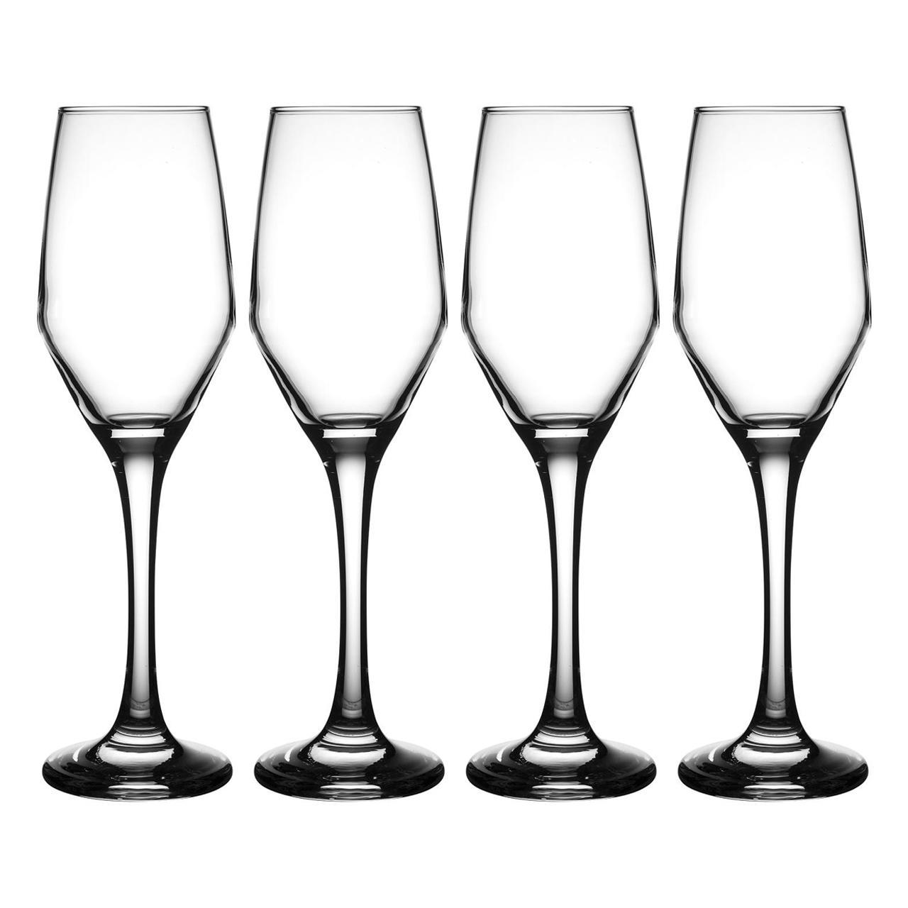 Ravenhead Majestic Flute Glasses Set 210ml 4 per pack