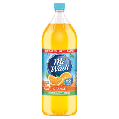 Mi Wadi Orange No Added Sugar 2L