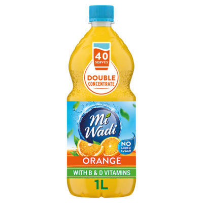 Mi Wadi No Added Sugar Double Concentrate Orange