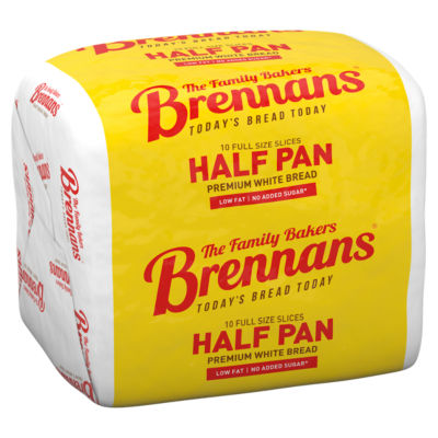 Brennans Half Pan Premium White Bread