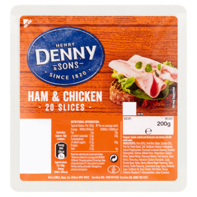 Henry Denny & Sons Ham & Chicken 20 Slices